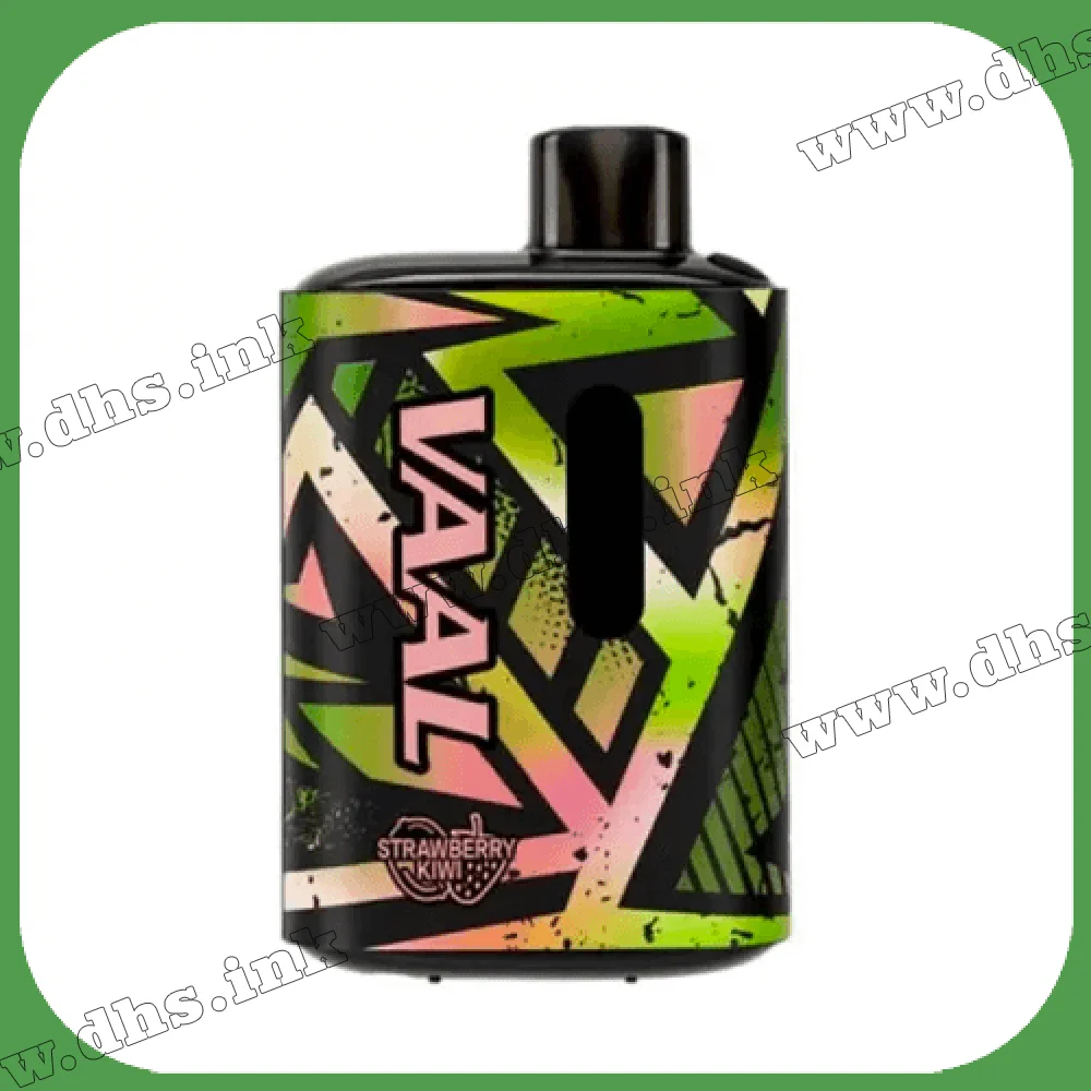 Одноразова електронна сигарета Vaal E5000 - Strawberry Kiwi (Полуниця, Ківі)